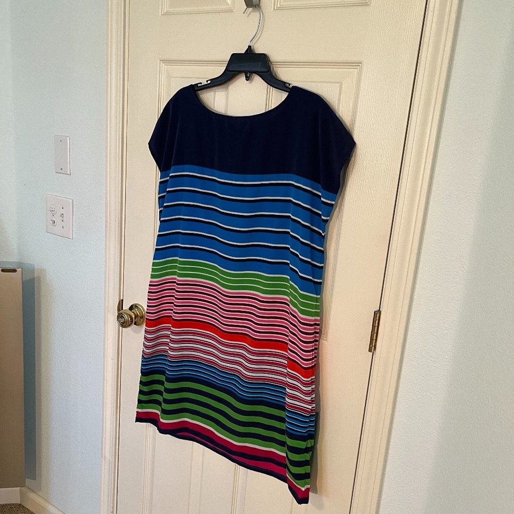 Old Navy striped shift dress, XL